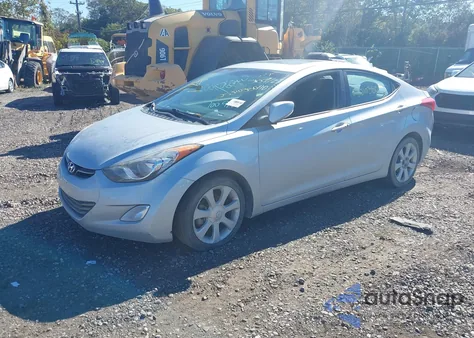 2013 Hyundai Elantra Limited из США, поврежденный, VIN 5NPDH4AE3DH389964